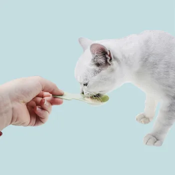 Pet-Plastist Söötmine Kühveldada Kass Koera Toit Lusikaga Suure Mahutavusega Tiheneb Kutsikas Kitty Pet Feeder Koeratoitu Kühvel
