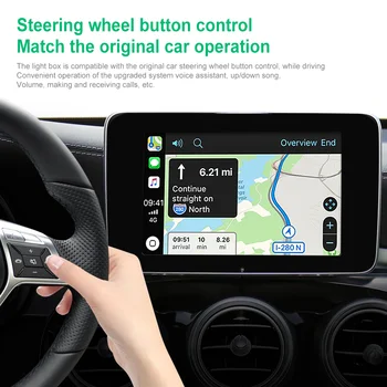 Podofo Traadita Carplay Adapter Plug And Play Bluetooth Apple Wireless Sync APP CarPlay Kasti Volkswagen Benz Audi Honda