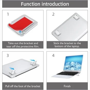 Portable Laptop Stand Alumiiniumist Macbook Mini Kokkupandav Sülearvuti Stand Soojuse Vähendamine sülearvuti Omanik Arvuti Tarvikud