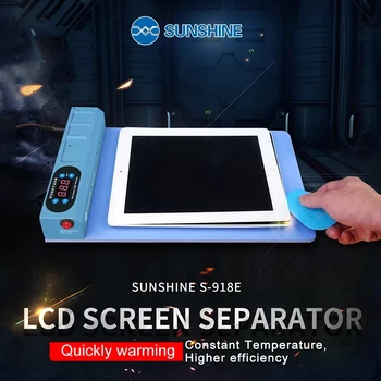 PÄIKEST S-918E LCD Digitaalne Ekraan Sinine Ekraan Splitter Kütte-Etapil Eraldaja Pad iPhone iPad LCD Ekraan Separator Tool