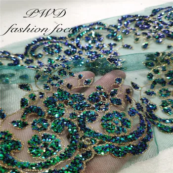 Royal roheline pits sisekujundus couture materjalide aksessuaarid couture lindi pits õmblemine materjal kleidi pits õmblemine tarvikud