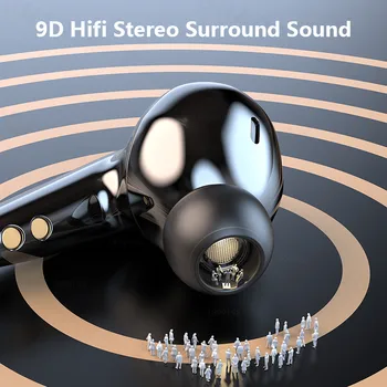 Savioke A5 TWS Bluetooth-Kõrvaklapid Koos Mikrofoni, Võimsus Kohaline Ekraan Juhtmeta Kõrvaklapid Muusika Earbud 9D HIFI Stereo-Peakomplekti