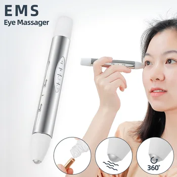 Silmad Sisuliselt Import Rull EMS Silmad Massager Anti-Wrinkle Eye Kott Vibratsiooniga Massaaž Palli Soodustada Imendumist Silmade Hooldus Seade