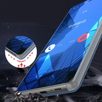 Smart Mirror Katmine Nahast Flip Case For Huawei Honor Y6 2019 Mobiiltelefoni Stand Kate Honor8A Mängida 8 A HuaweiY6 Y62019