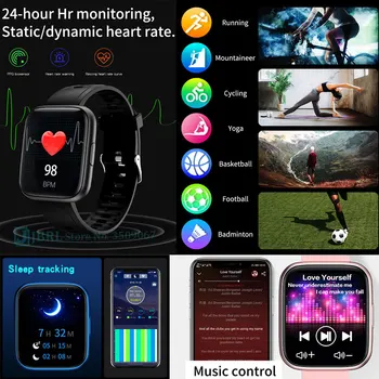 Smart Watch Naiste Veekindel pulsikell Meeste Fitness Tracker vererõhk Smartwatch Kõne Meeldetuletusega, Sport Smart-vaata