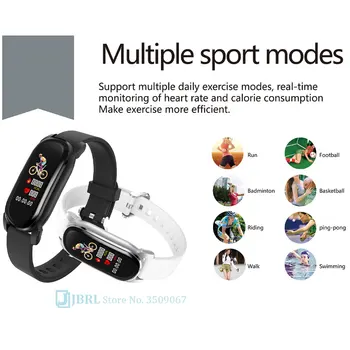 Temperatuur Smart Watch Naised Mehed Smartwatch Fitness Tracker Järelevalve Sport Veekindel Elektroonika Kella Andriod IOS Tund