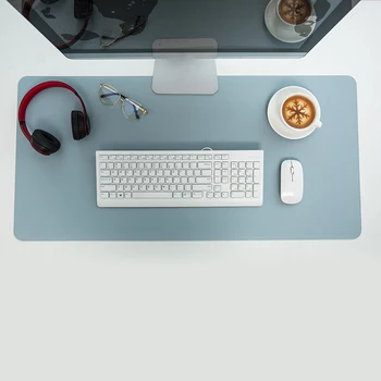 Topelt-side Kaasaskantav Mouse Pad Pu Nahk Gamer Sülearvuti Mouse Pad Suured Desk Pad Writing Pad Tabel kontoritarvete