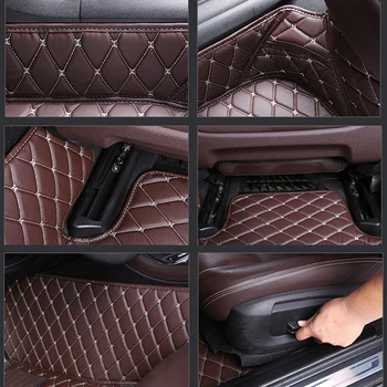 Toyota Prius C-aqua 2012-(Parempoolse rooliga) Vaip Tüüp High-End Dekoratiivsed sisustuselemendid Nahk Auto põrandamatid