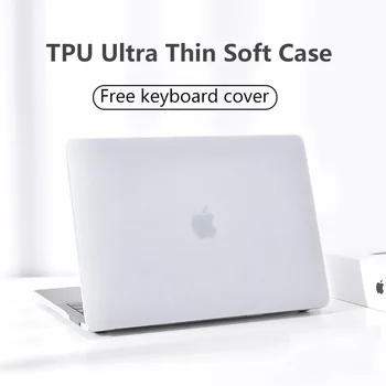 TPÜ Pehme Puhul Macbook Pro 13 Juhul Laptop Case for Macbook Air 13 Juhul 2020 M1 Kiip Pro 13 Pro 16 tolline juhul 2020