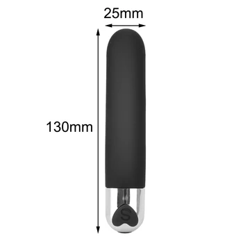 Tupe G Spot Võimas Bullet Vibraator Masturbatsioon Erootiline Vibraatorid 10 Sagedus Täiskasvanud Toodete Naiste Kliitori Stimulaator