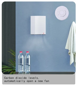 Tuya Smart süsinikdioksiid CO2 Andur HCHO VOC Formaldehüüdi Smart Elu Air Jälgida WIFI koduautomaatika Hoiatus Häire Detektor