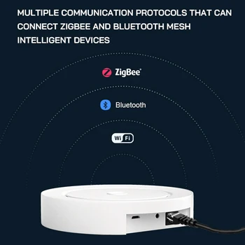 Tuya Zigbee 3.0 Kodu Smart Bluetooth Silma Kolm-ühes Kodus Multi-seade Gateway Kooskõlas Alexa Google Kodu