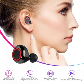 TWS 5.0 Traadita In-Ear Kõrvaklapid Bass Stereo Kõrvaklapid Touch Control Kõrvaklappide Müra Tühistamises Jaoks Xiaomi Huawei Samsung