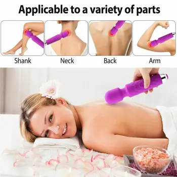 Täiesti Uus Magic Wand Massager Juhtmeta Laetav Electric Vibreeriv Naiste Magic Multi Kiirust Kaela Kogu Keha Isiklik Massaaž