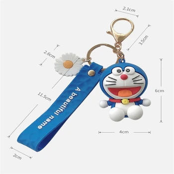 Uus Cartoon Doraemon Võtmehoidjad Loominguline Anime Kass Doraemon Key Keti Ripats Lastele Kott Võtmerõngast Kingitused Armastavad Kott Ripats
