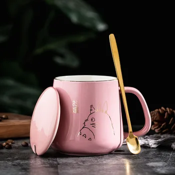 Uus toode plahvatus tüüp vee tassi kerge luksus kruus kaanega keraamiline kruus kohvi tassi custom logo