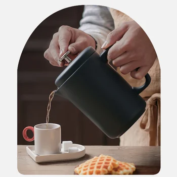 Vastupidav prantsuse Press kohvimasin Keraamiline Hea Kohv & Tee Lihtne Puhastada Kohvi Percolator Pot Konteinerid Köök Tarvikud