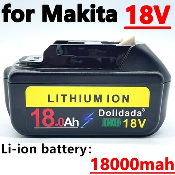 Viimane Täiendatud BL1860 Laetav Aku 18V 18000mAh Liitium-ioon jaoks Makita 18v Aku BL1840 BL1850 BL1830 BL1860B LXT400