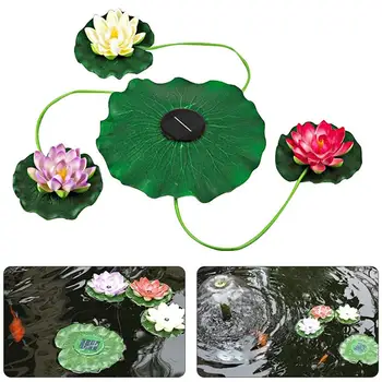 Väljas Päikese Energia Lotus LED-Floating Flower Veekindel Lamp Öösel Valgust, Bassein, Tiik Aia Kaunistamiseks