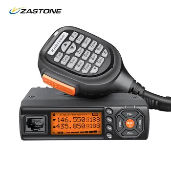 Zastone Z218 Mini Mobile Radio Auto Raadio 10KM 25W Dual Band VHF/UHF 136-174mhz 400-470mhz 128CH Mini walkie talkie Z218